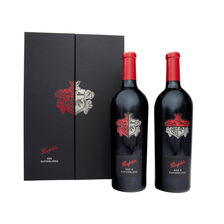 Penfolds Superblend 802.A & 802.B Gift Box