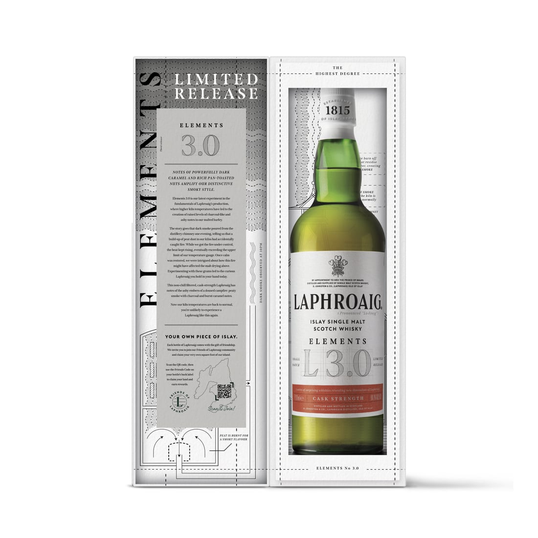 Laphroaig Elements 3.0 Small Batch Limited Edition, Islay Single Malt Whisky