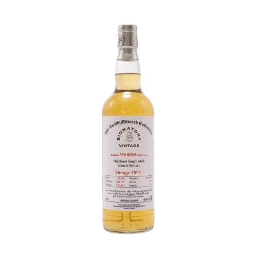 Signatory Ben Nevis 23 Year Old, 1991, Highland Single Malt Whisky
