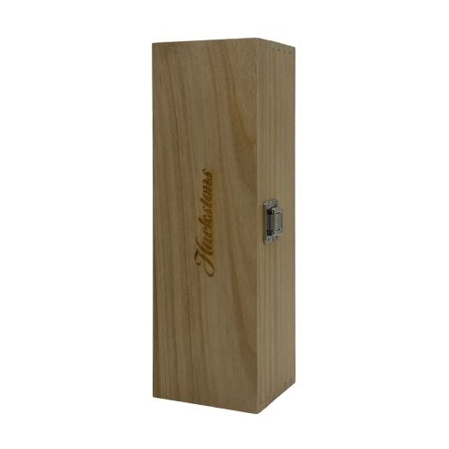 Hackstons Single Bottle Wooden Gift Box