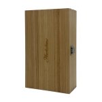 Hackstons Two Bottle Wooden Gift Box