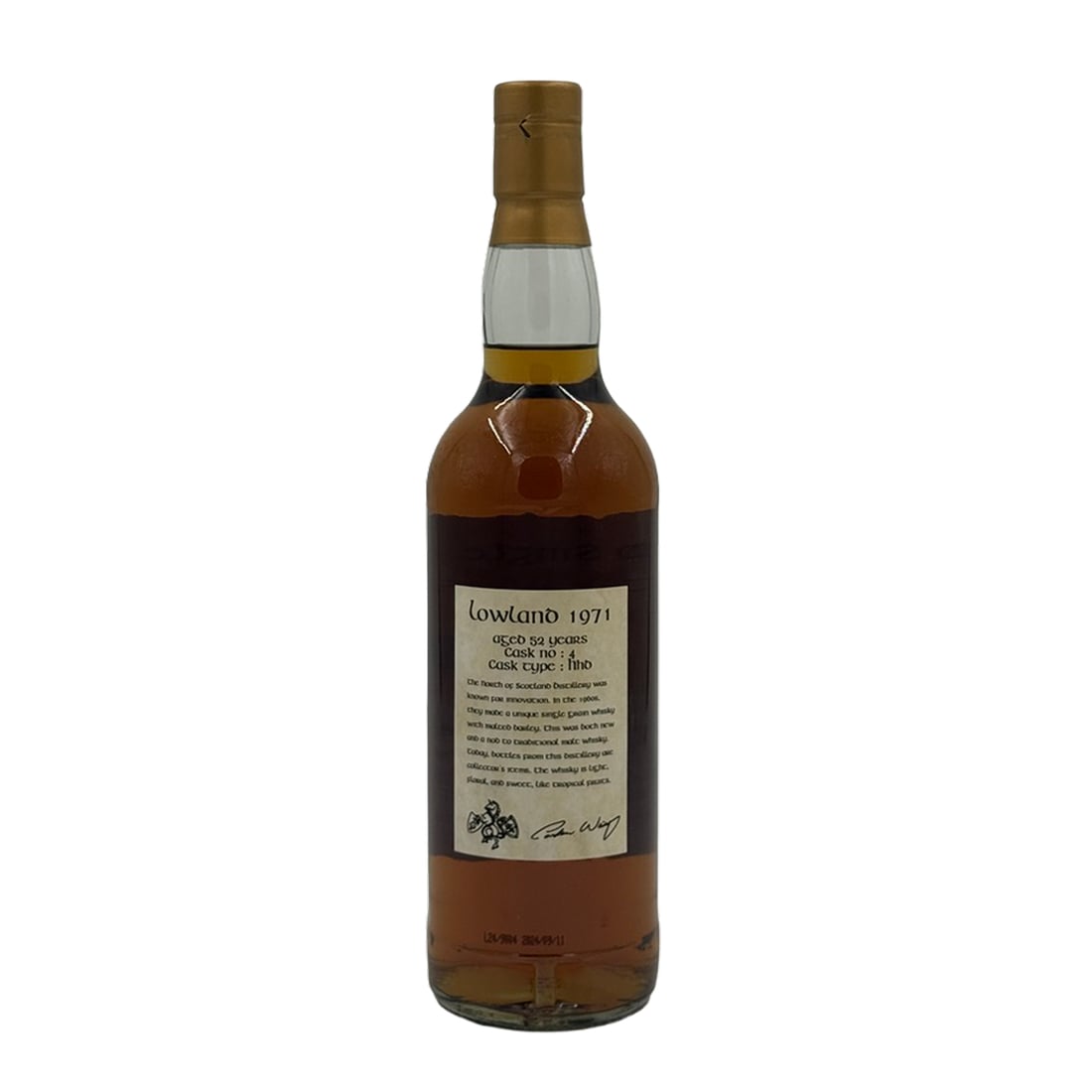 Kingsbury Wine & Spirits Co North of Scotland 52 Year Old, 1971, Lowland Single Grain Whisky