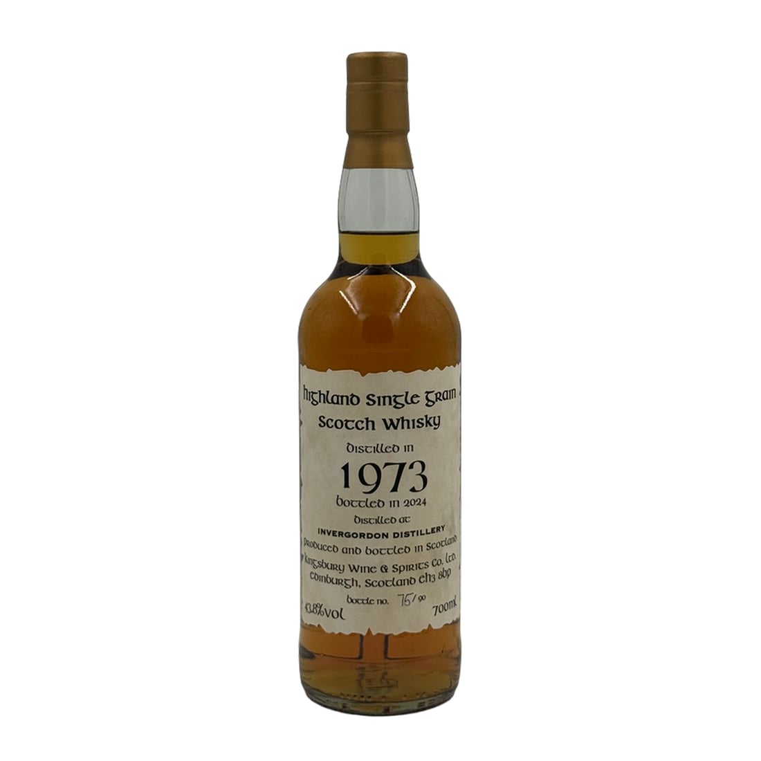 Invergordon 1973 51 Year Old, Kingsbury Wine & Spirits, Single Grain Scotch Whisky