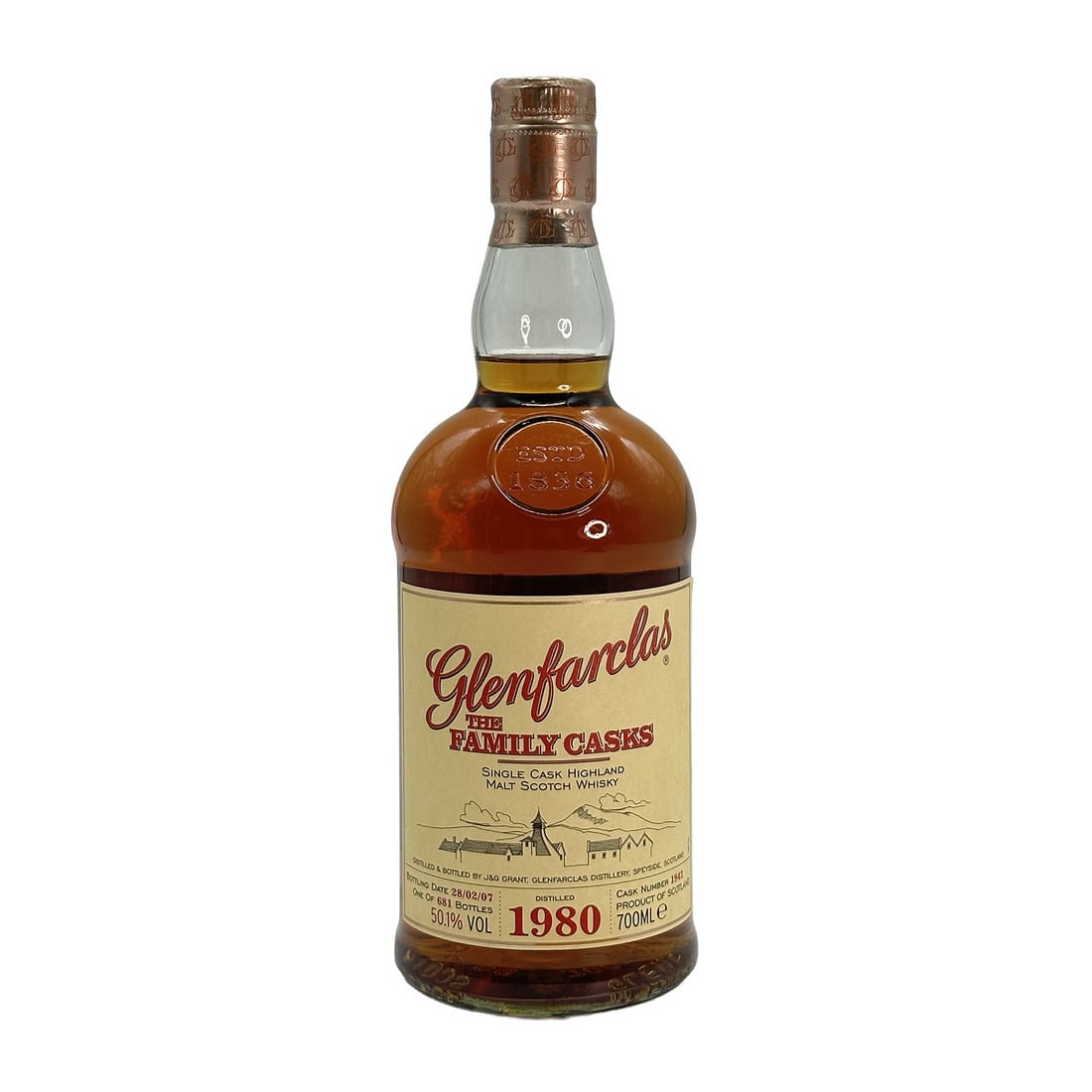 Glenfarclas 1980 Family Cask 26 Year Old, Cask 1942, Highland Single Malt