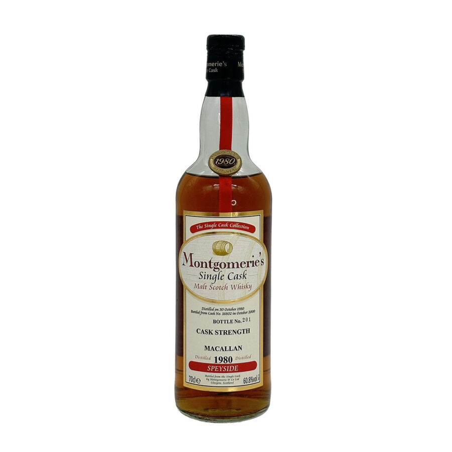 The Macallan 1980 Montgomerie's, Bottled 2000, Speyside Single Malt Whisky