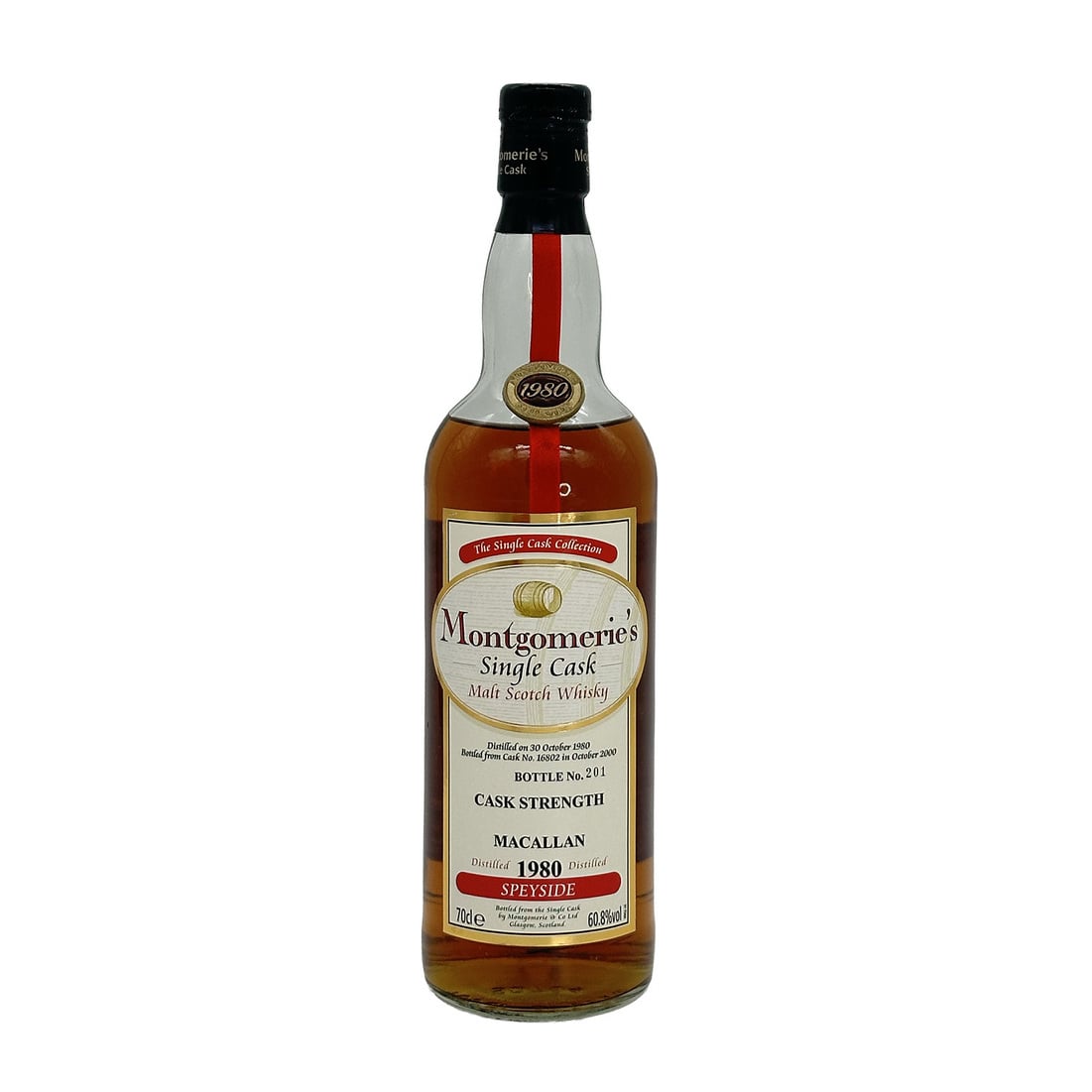 The Macallan 1980 Montgomerie’s, Bottled 2000, Speyside Single Malt Whisky