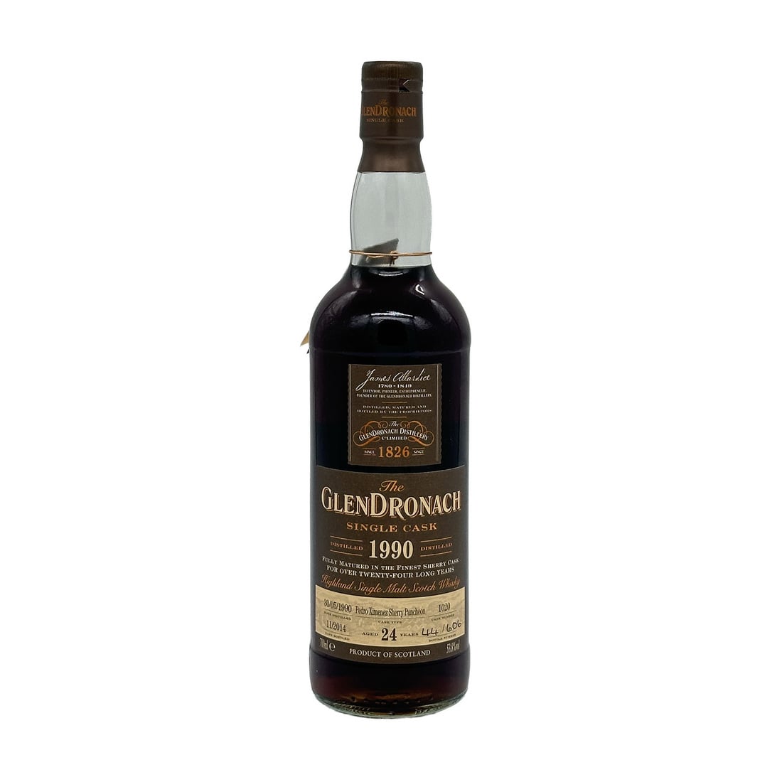 Glendronach 1990 Single Cask 24 Year Old, Highland Single Malt