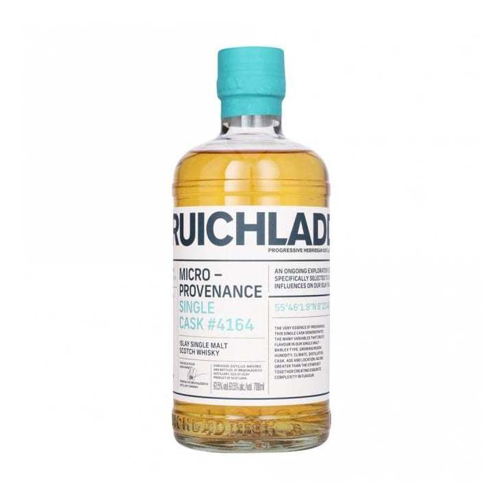 Bruichladdich, Micro-Provenance Single Bourbon Cask #4164, Islay Single Malt Whisky