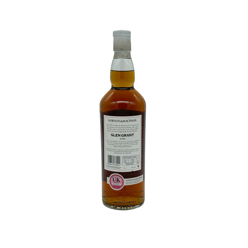 Gordon & MacPhail Rare Vintage 1948 Glen Grant 65 Year Old Single Malt Whisky