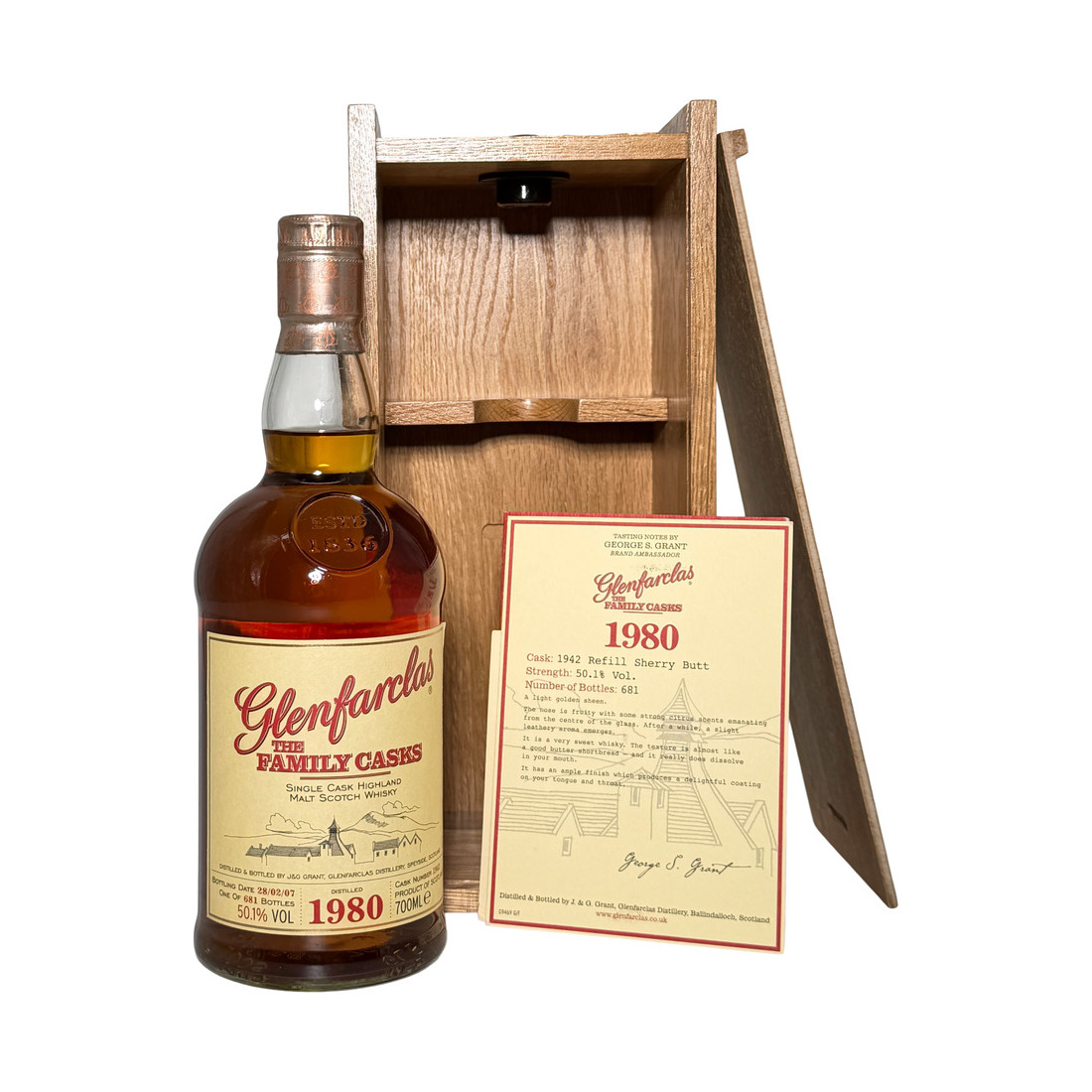 Glenfarclas 1980 Family Cask 26 Year Old, Cask 1942, Highland Single Malt