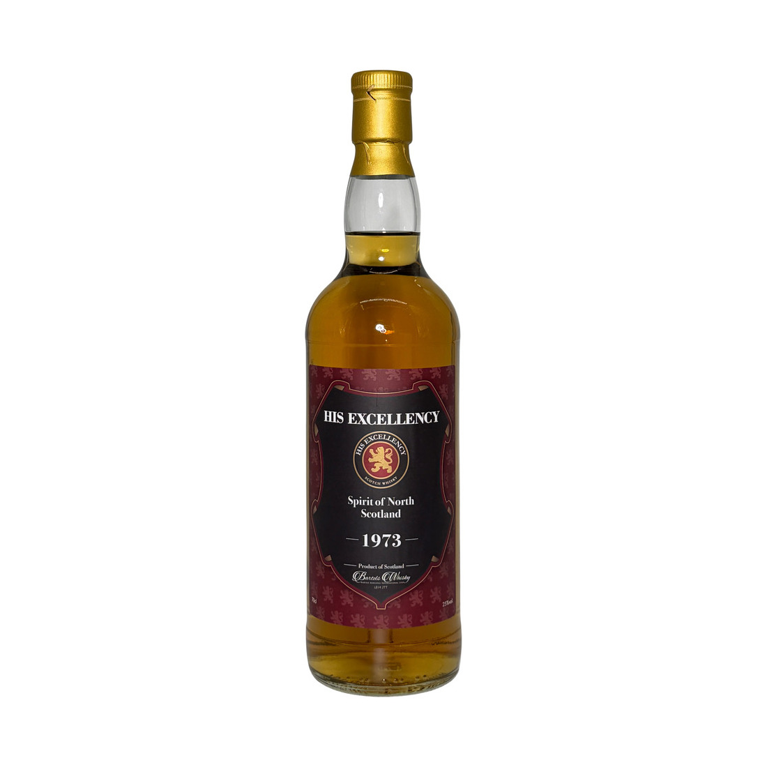 North of Scotland 48 Year Old, 1973 His Excellency Spirit Drink