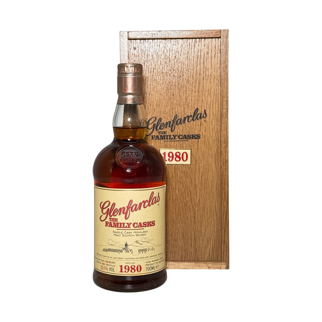 Glenfarclas 1980 Family Cask 26 Year Old, Cask 1942, Highland Single Malt