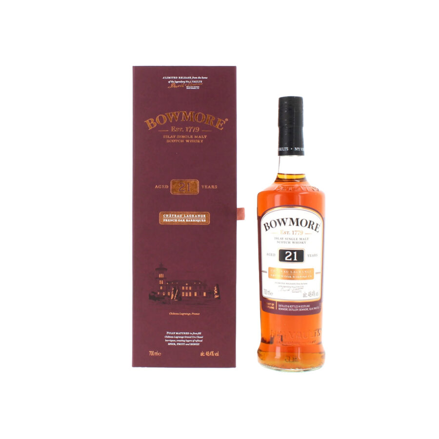 Bowmore 21 Year Old Chateau Lagrange French Oak Barriques Islay Single Malt