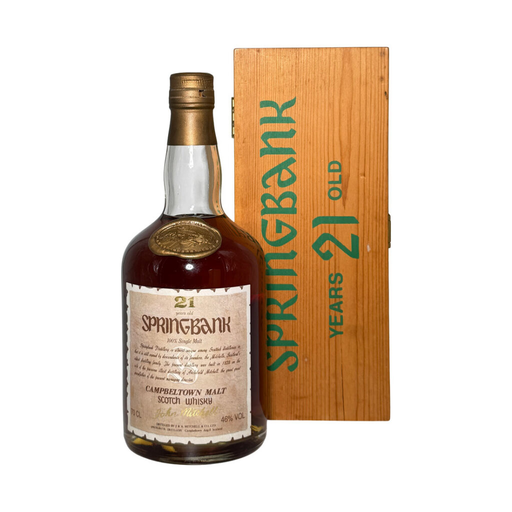 Springbank 21 Year Old, John Mitchell 1990's Old Bottling, Campbeltown Single Malt Whisky