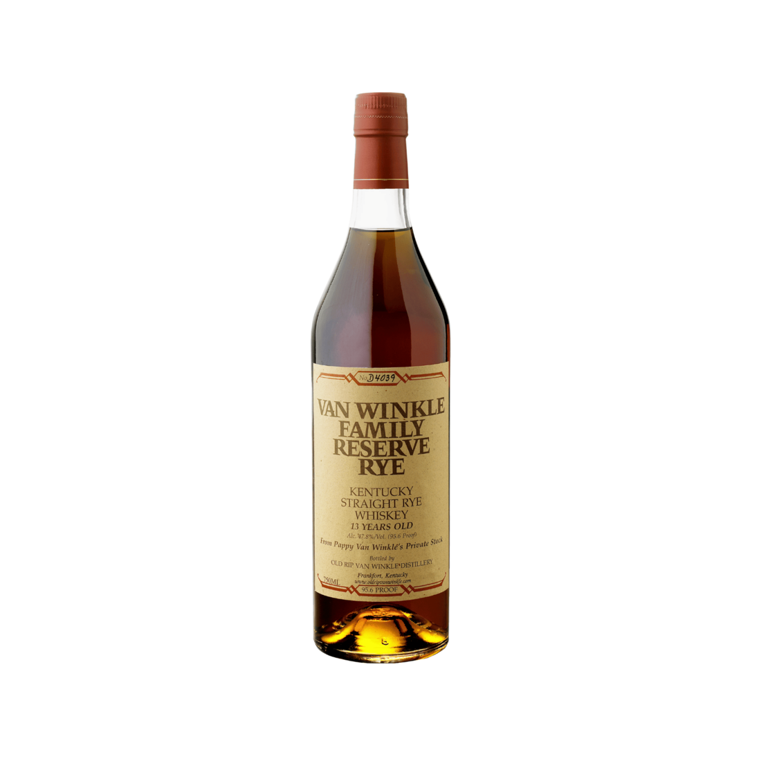 Pappy Van Winkle 13 Year Old Straight Rye Family Reserve