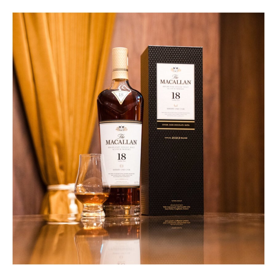 The Macallan 18 Year Old Sherry Oak, 2023, Speyside Single Malt Whisky