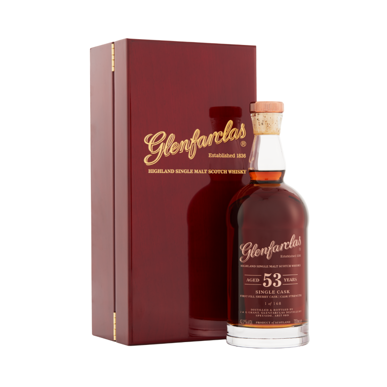 Glenfarclas 53 Year Old, Speyside Single Malt, Single Cask 1st Fill Sherry