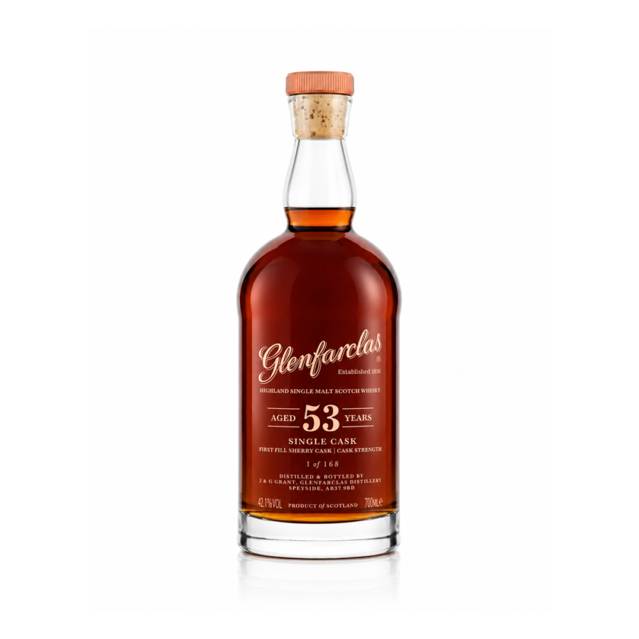 Glenfarclas 53 Year Old, Speyside Single Malt, Single Cask 1st Fill Sherry