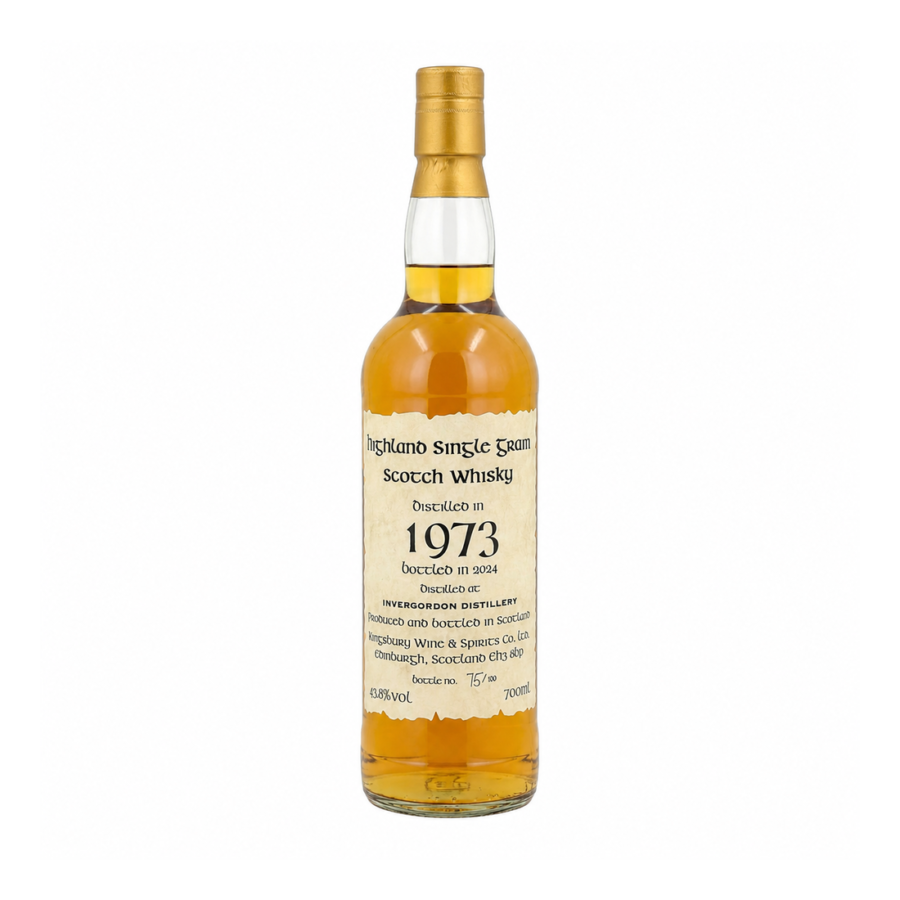 Invergordon 1973 51 Year Old, Kingsbury Wine & Spirits, Single Grain Scotch Whisky
