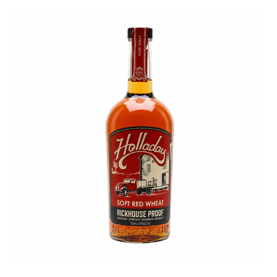 Holladay Soft Red Wheat Rickhouse Proof Missouri Straight Bourbon