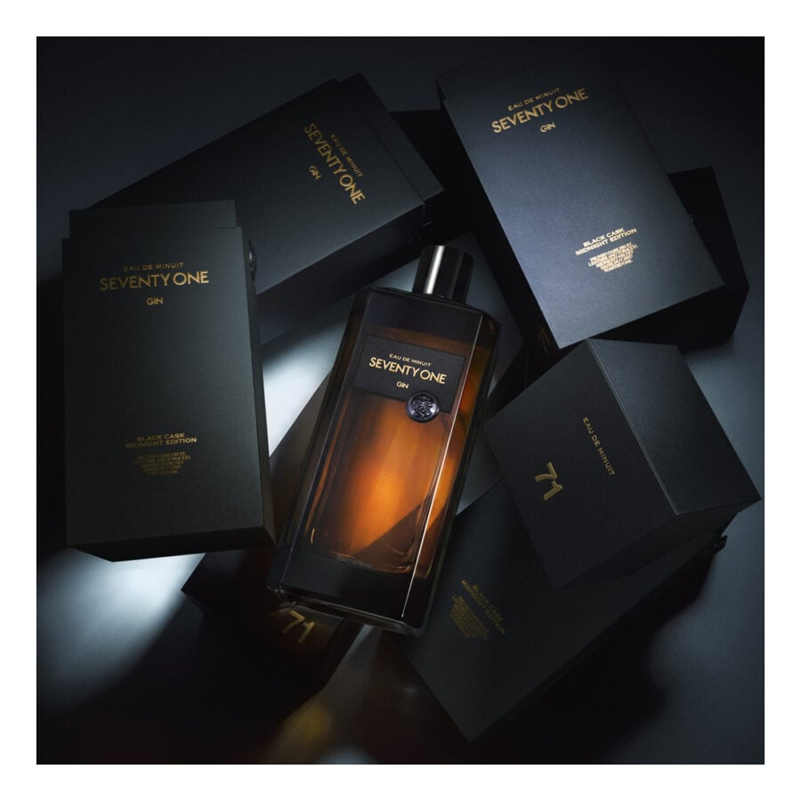 Seventy One Gin, Eau de Minuit, Black Cask Midnight Edition